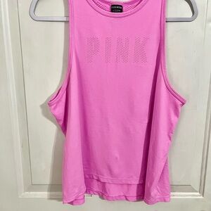 PINK Victoria's Secret Bright Pink Muscle Tee